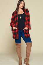 Load image into Gallery viewer, Buffalo Plaid Cardigan
